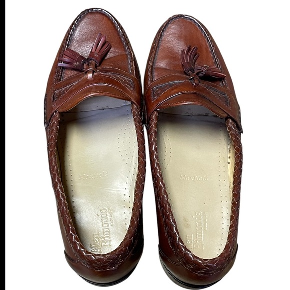 Allen Edmonds Maxfield Tassel Loafers Men's 8.5 D Brown Leather Slip On Shoes - Picture 5 of 13